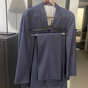 Tommy Hilfiger Mens 2 Pc Blue Suit